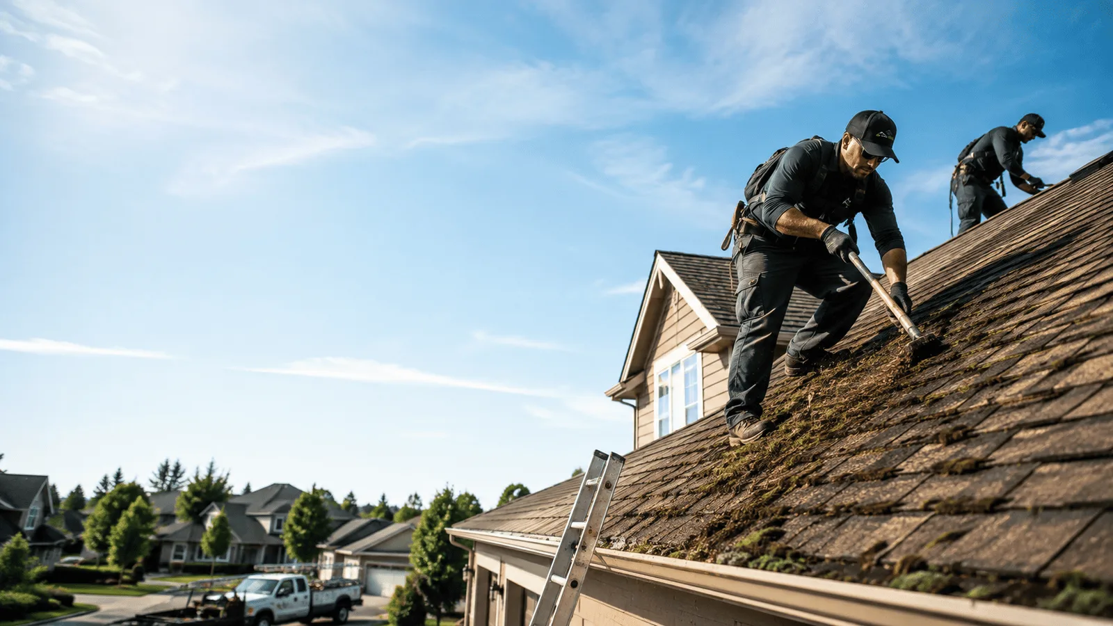 Roof Moss Removal in Brown City, MI near me
